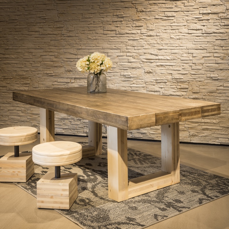 tavolo Latemar in legno XLAM della linea XL